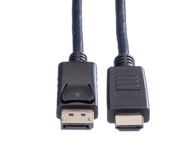 Roline DisplayPort Kabel DP - HDMI, M/M, zwart, 1 m