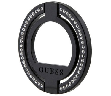 Guess Magnetic Ring Stand (geschikt voor Apple MagSafe) - Zwart