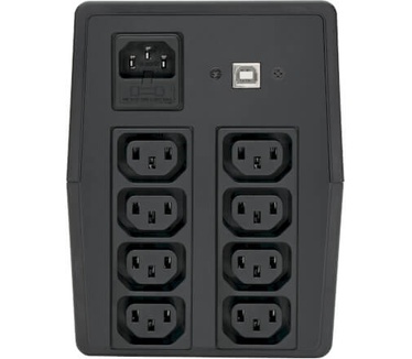 Tripp-Lite 1kVA 600W Line-Interactive UPS with 8 C13 Outlets - AVR, 230V, C14 Inlet, LCD, USB, Tower