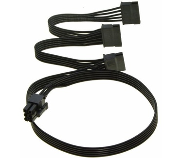 6-Pin To Triple SATA Cable
