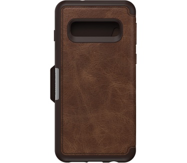 Otterbox Strada Premium Leather Folio Case Samsung Galaxy S10  Bruin
