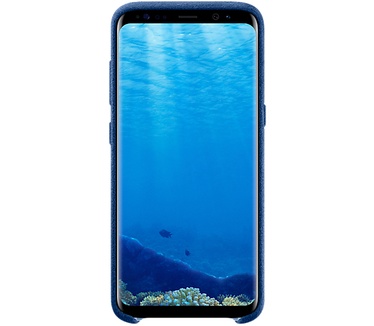 Samsung Galaxy S8 Alcantara Cover (Galaxy S8) Blauw