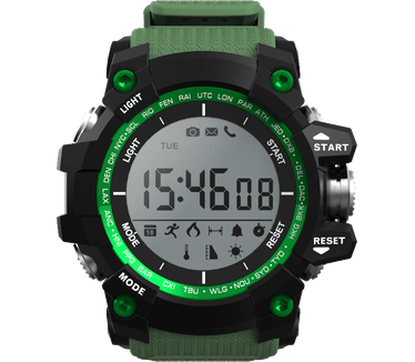 No.1 F2 Smarwatch band Zwart (Groen)