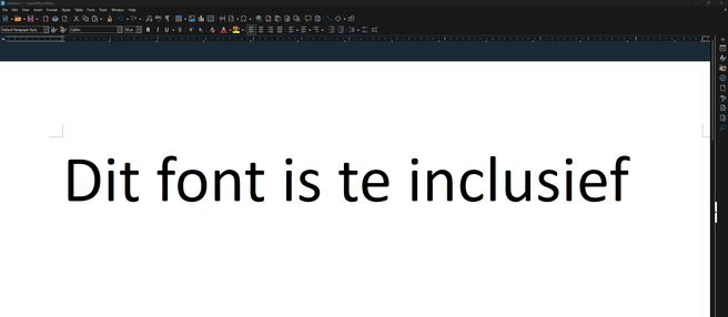 Calibri inclusief font