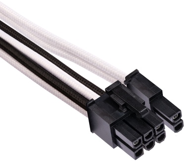 Corsair Premium Individually Sleeved PSU Cables Pro Kit Type 4 Gen 4 Wit/Zwart Wit, Zwart