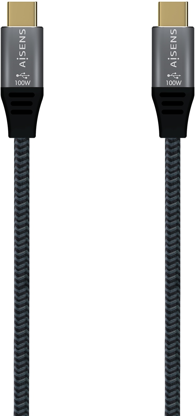 Aisens Cavo USB 2.0 Da USB-C A USB-B, 1 Metro, Nero, Per Stampante E Dispositivi Con Porta Thunderbolt 3