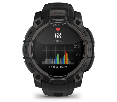 Garmin Instinct 3, 45mm, AMOLED, Zwart (Zwart)