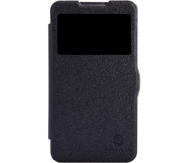 Nillkin New Fresh PU Leather Book Case for HTC Desire 516 - Black Zwart
