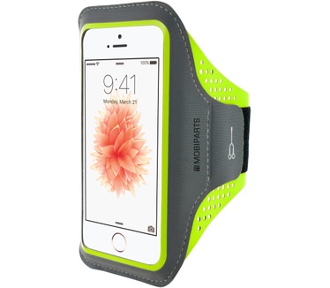 Mobiparts Comfort Fit Sport Armband Apple iPhone 5, iPhone 5S, iPhone SE Neon Green