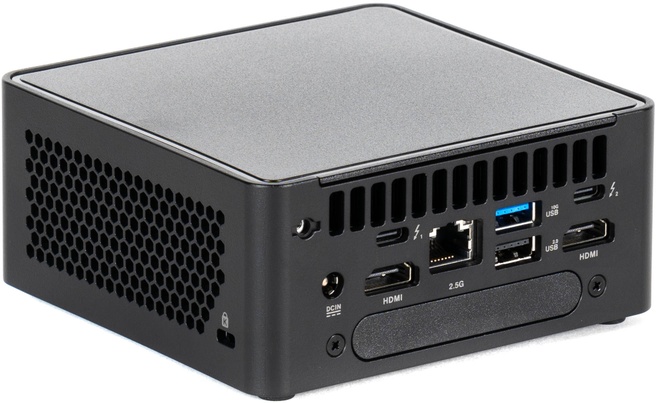 ASUS NUC 14 Pro achterkant