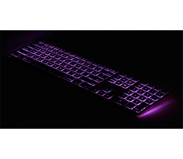 Matias RGB Backlit Wired Aluminum Keyboard for PC (Qwertz, Zwitsers)
