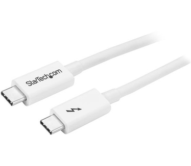 Startech.com Thunderbolt 3 USB-C kabel 20Gbps Thunderbolt, USB en DisplayPort compatibel 2m wit