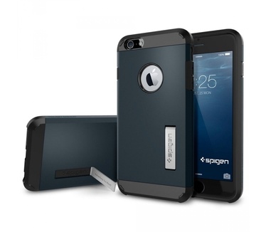 Spigen Case Tough Armor Apple iPhone 6 Plus SGP10915 (Metal Slate) voor iPhone 6 plus