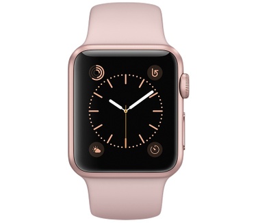 Apple Watch Series 1 (Sportbandje, 38mm) Rosé Goud (Roze)