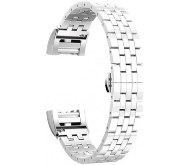 Just in Case Ceramic Band voor Fitbit Charge 2 Small Chains Wit