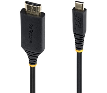 Startech.com 2m USB-C naar HDMI Adapter Kabel, HDMI Grip Connector, 4K 60Hz, Thunderbolt Compatibel, HDR, Uni-Directionele Kabel voor MacBook / Dell / HP / Lenovo