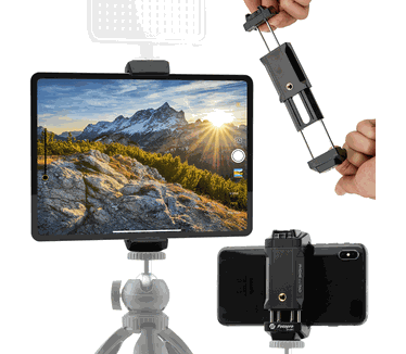 Fotopro Fotopro Telefoon- & Tablet houder voor statief met Cold Shoe-mount ID-100+