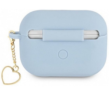 Guess Heart Silicone Case - Apple Airpods Pro (1e Gen) - Blauw