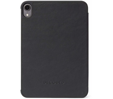 Decoded Leather Slim Cover voor de iPad Mini 6 (2021) - Zwart