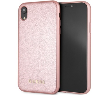 Guess Iridescent Hard Case - Apple iPhone XR (6.1") - Roségoud  Rosé Goud
