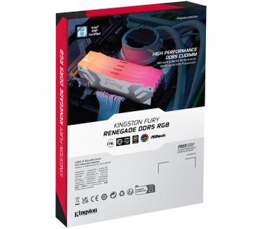 Kingston 48GB 8400MT/s DDR5 CL40 CUDIMM (set van 2) FURY Renegade RGB White XMP