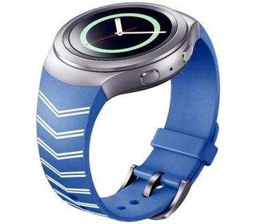 qMust Samsung Gear S2 Chevron Sportbandje - Blue