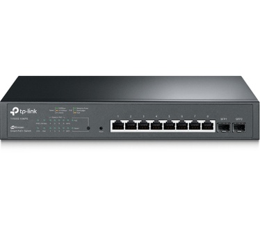 TP-Link JetStream 8-Port Gigabit Smart PoE+ Switch with 2 SFP Slots T1500G-10MPS