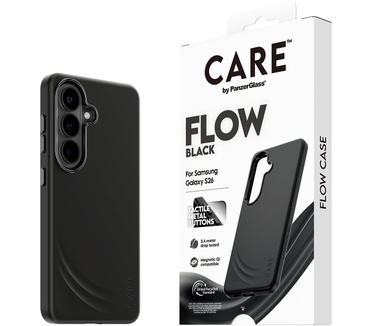 PanzerGlass CARE™ by PanzerGlass® Flow Case Black w. Qi Samsung Galaxy S26