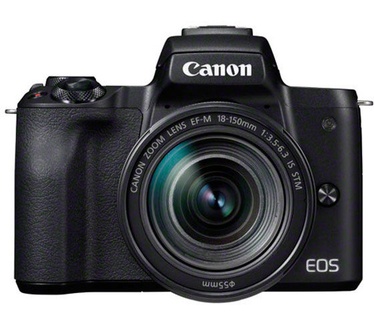 Canon EOS M50 + 18-150mm f/3.5-6.3 Zwart