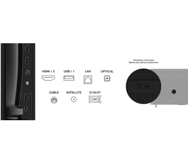 TCL 55P69K Zwart (buitenlands model)
