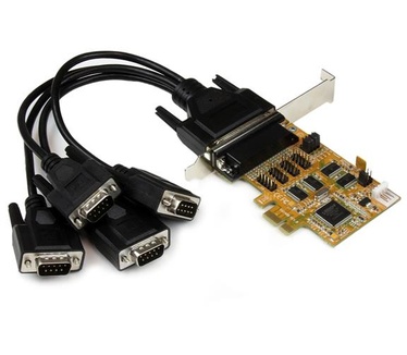 Startech.com 4-poorts PCI Express (PCIe) RS232 seri