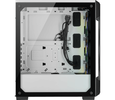Corsair iCUE 220T RGB Tempered Glass Mid-Tower Smart Case Zwart