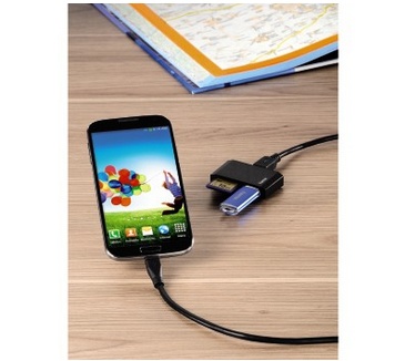 Hama 0.75m microUSB 2.0