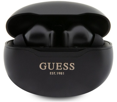 Guess True Wireless Universele Bluetooth In-Ear Oordopjes - Zwart (Zwart)
