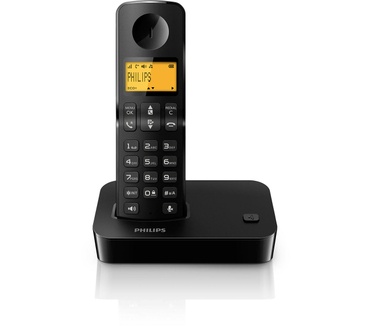 Philips D200 Black Cordless phone (D2001B/22)