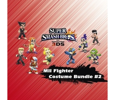 Super Smash Bros: Tweede bundel met kostuums voor Mii-vechters DLC