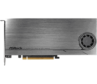 ASRock Ultra Quad M.2 card