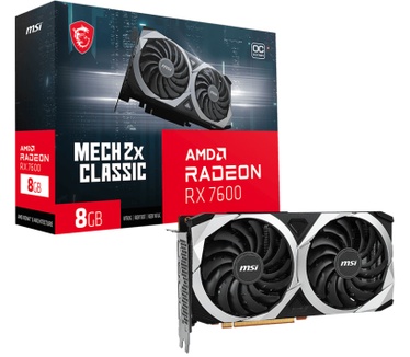 MSI Radeon RX 7600 MECH 2X CLASSIC 8G OC