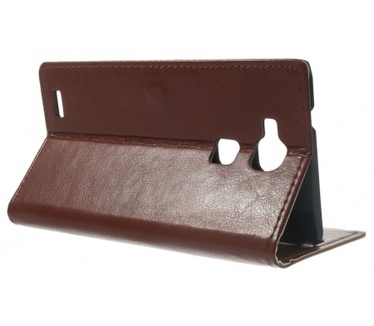 Kees Lederlook Portemonnee Hoesje Ascend Mate 7 - Bruin