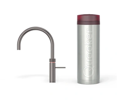 Quooker Fusion Round Gunmetal incl. PRO3 reservoir