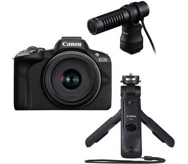 Canon EOS R50 + RF-S 18-45mm F4.5-6.3 IS STM Content Creator Zwart