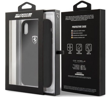 Ferrari Off-Track Silicone Case - Apple iPhone XR (6.1") - Zwart  Zwart