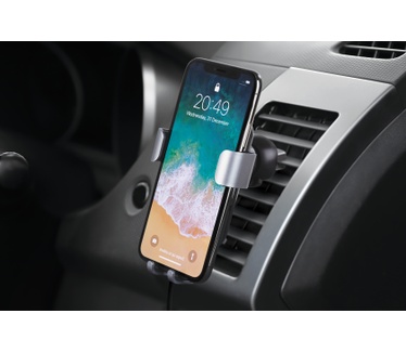 Deltaco QI-1030 Qi Draadloze Snellader/Autohouder 10W