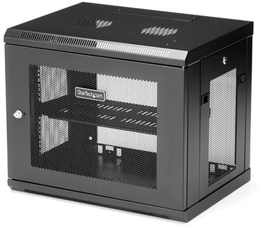 Startech.com 9U Serverkast rack wand monteerbaar diepte tot 17" / 43 cm scharnierende behuizing