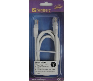 Sandberg Network Cable UTP Cat6  1 m
