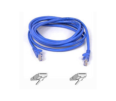 Belkin Cable patch CAT5 RJ45 snagless 1m blue