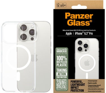 PanzerGlass PG HardC White MagS iPhone 16Pro 6.3Inch