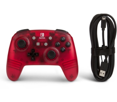 BDA Wired Controller Red Frost Rood