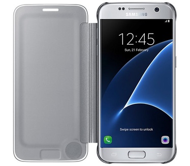 Samsung Galaxy S7 Clear View Cover Zilver