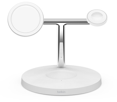 Belkin Boost↑Charge Pro 3-in-1 draadloze lader met MagSafe Wit